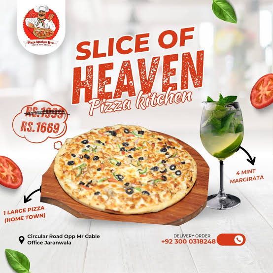 DEAL 2 pizza+mintmargerata